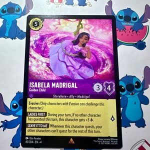 isabela madrigal 45/204 [encanto] - rare — disney lorcana: ursula’s return